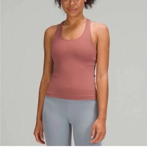lululemon cool racerback tank mauve size 10